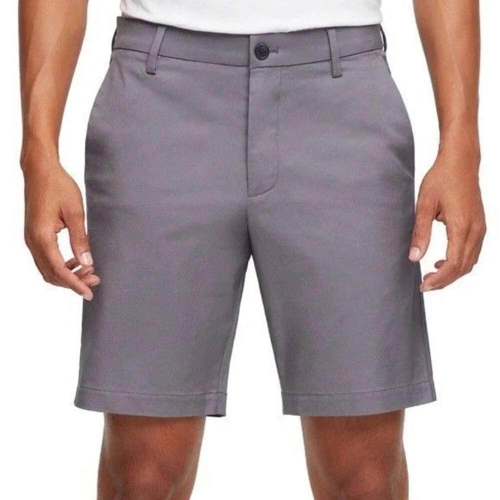 Banana Republic Men's Stretch Chino Shorts Gray 32 NWT